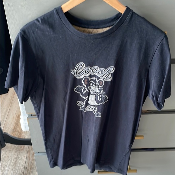 Coach Black Graphic Tee - Picture 1 of 7